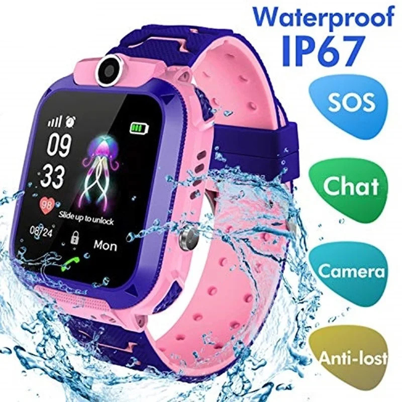 Smartwatch Watches For Boys - 2g crianças relógio inteligente chamada sos