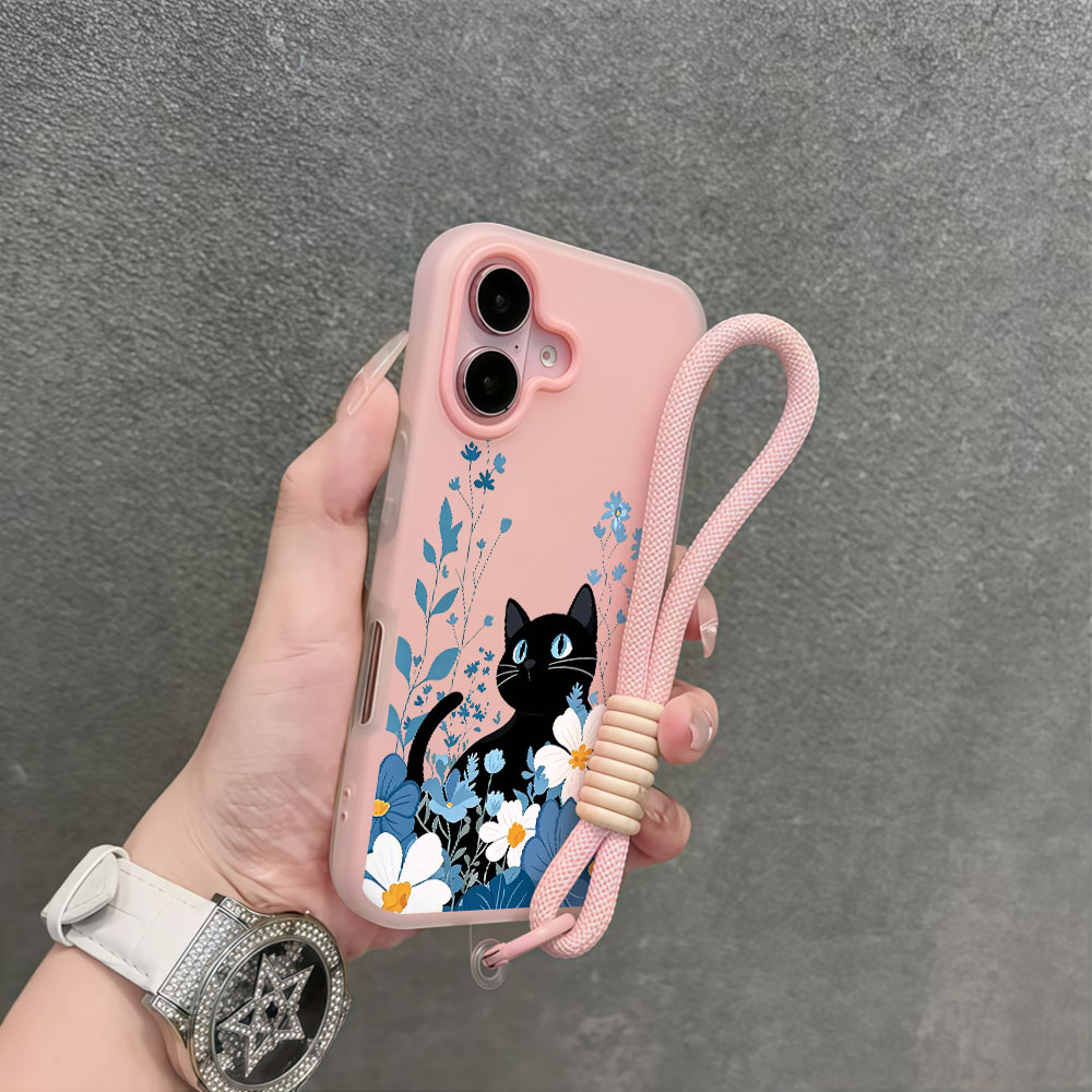 Samsung Galaxy Strap - Capa de Celular Coreana Floral Fofa
