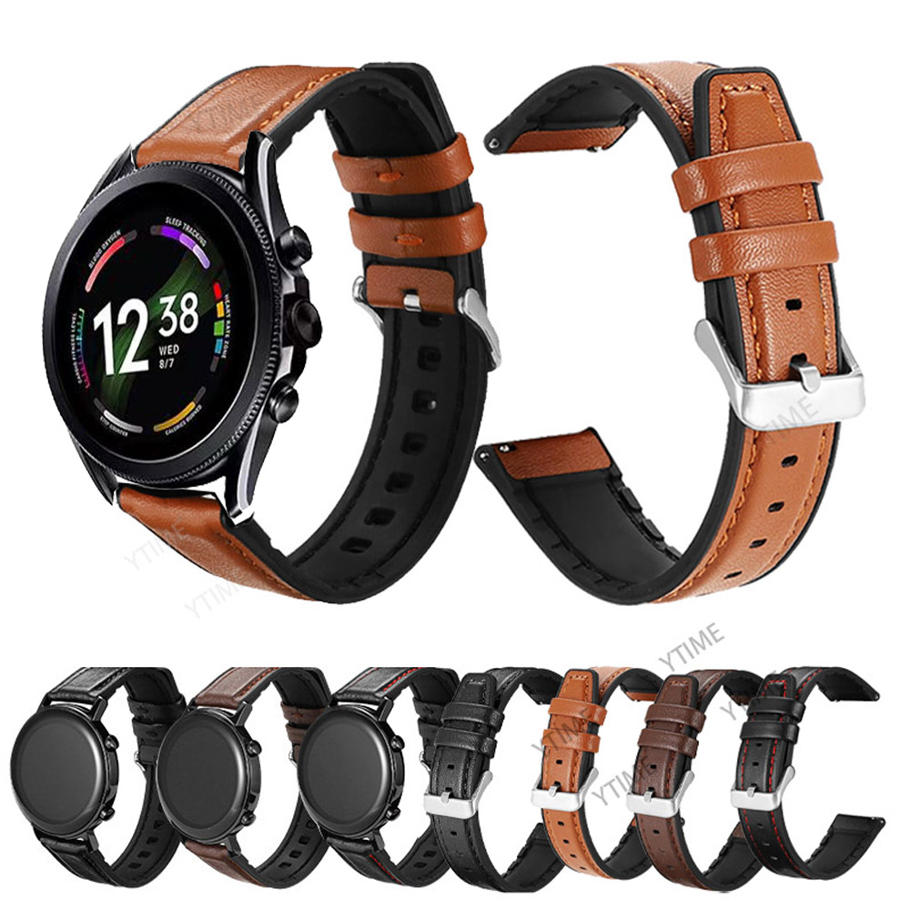 Fossil Watches Smartwatch Gen 6 - Pulseira de couro de silicone de