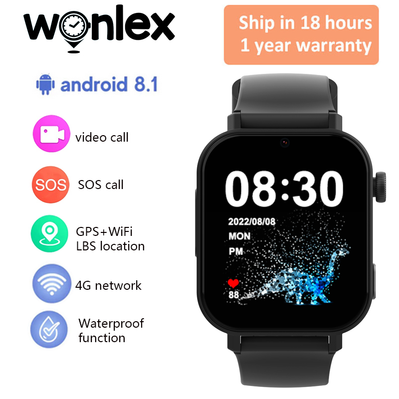 Smartwatch Watches For Boys - Wonlex kt36 4g relógio inteligente crianças