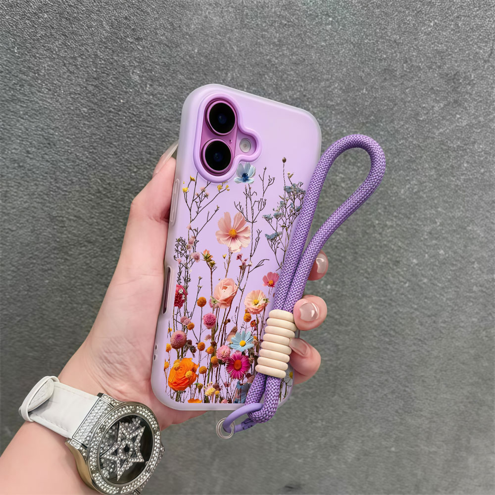 Samsung Galaxy Strap - Capa de Celular Floral Colorida com