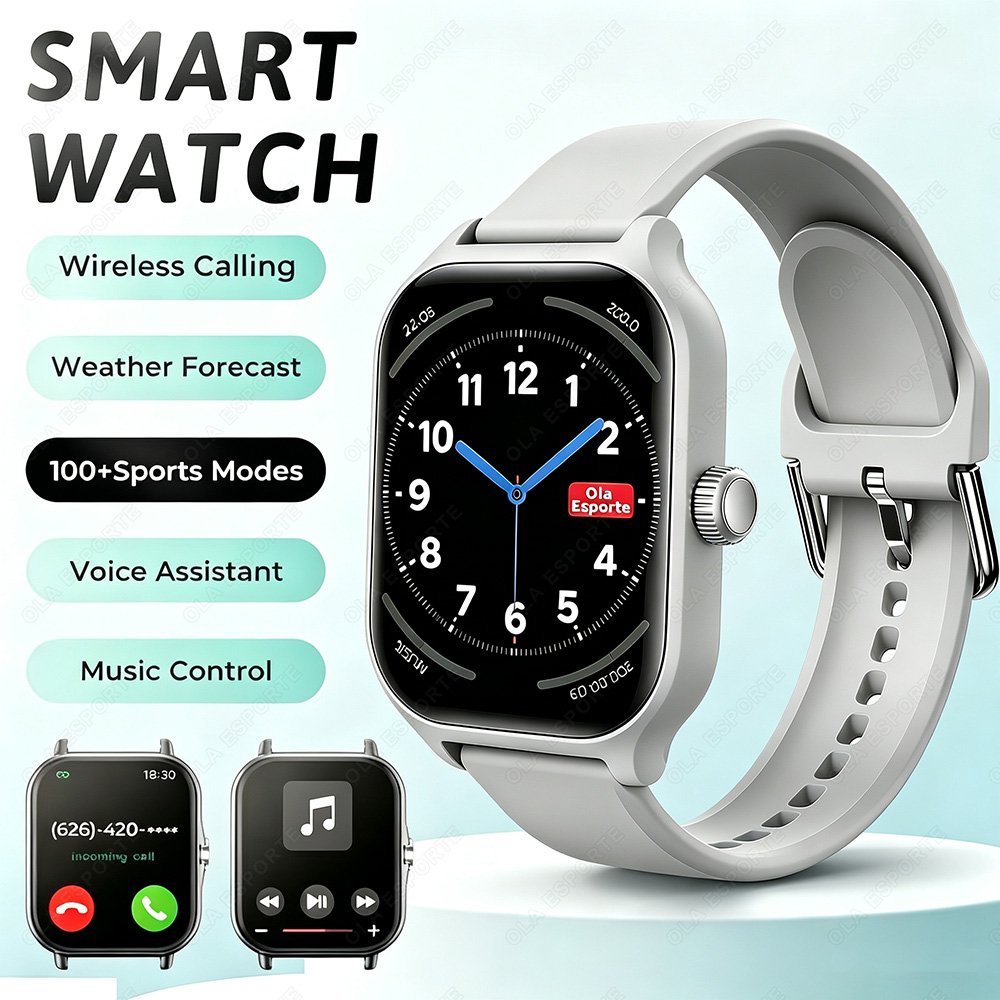 Smartwatch Sports Watches For Women - Relógio Inteligente Plus para Homens e