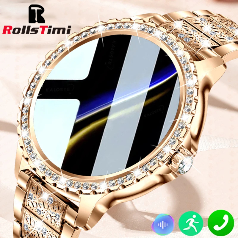 Smartwatch Ladies Watches For Women - Moda de luxo ouro feminino relógio