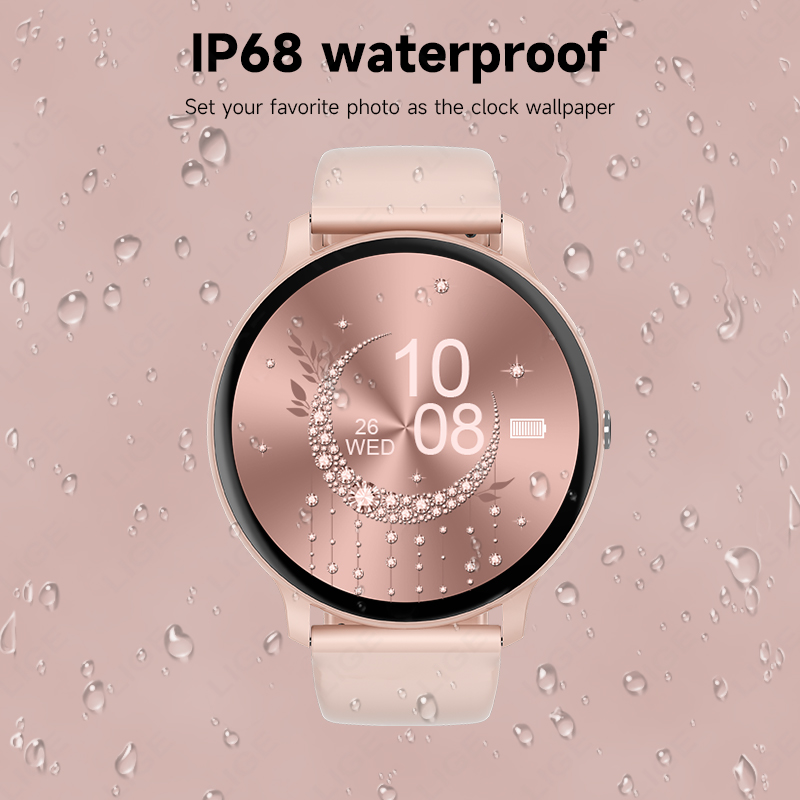 Lige relógio inteligente femin - Smartwatch Ladies Watches For Women avaliação e preço