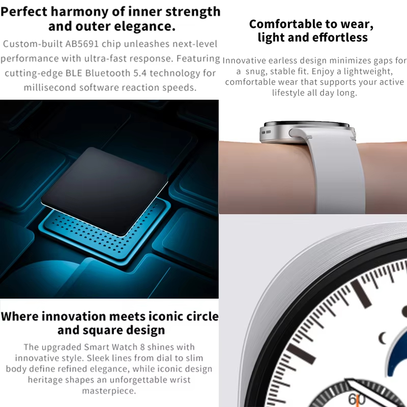 Novo Smartwatch Clássico 8 Max - Smartwatch Sports Watches For Women avaliação e preço