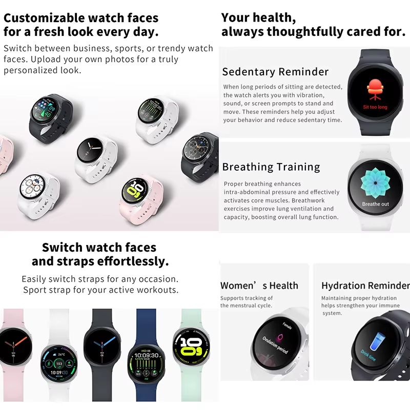 Novo Smartwatch Clássico 8 Max - Smartwatch Sports Watches For Women avaliação e preço