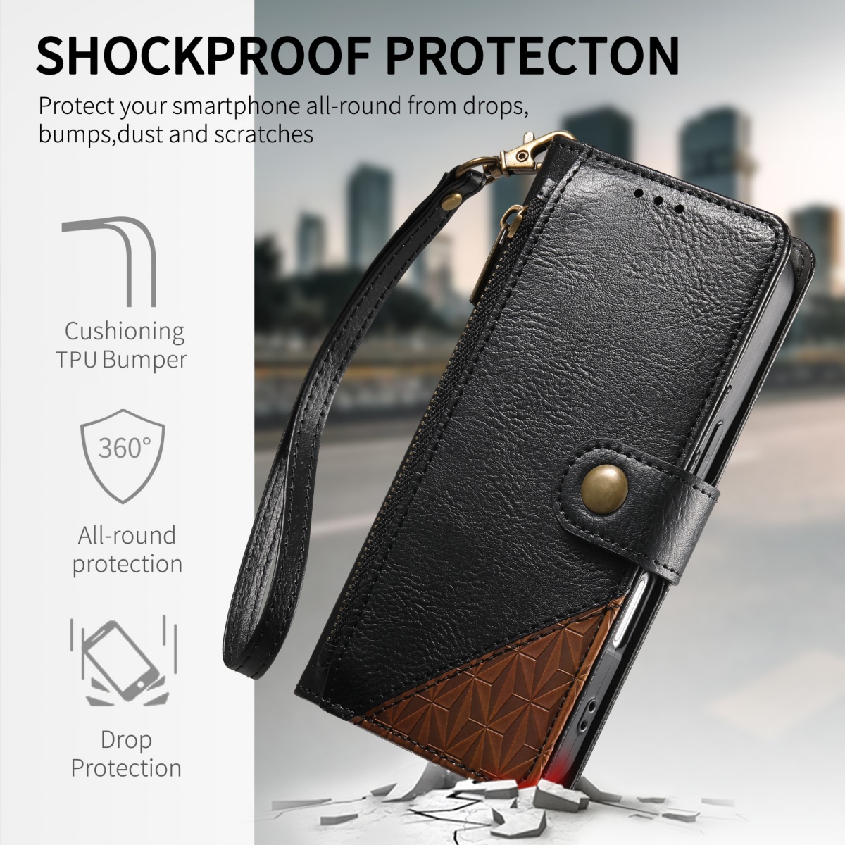Capa de Telefone em Couro PU c - Samsung Galaxy Strap avaliação e preço