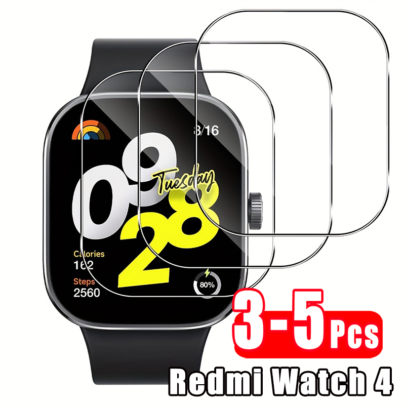 3-5 pçs vidro temperado premiu - Smart Watch Screen Protector avaliação e preço
