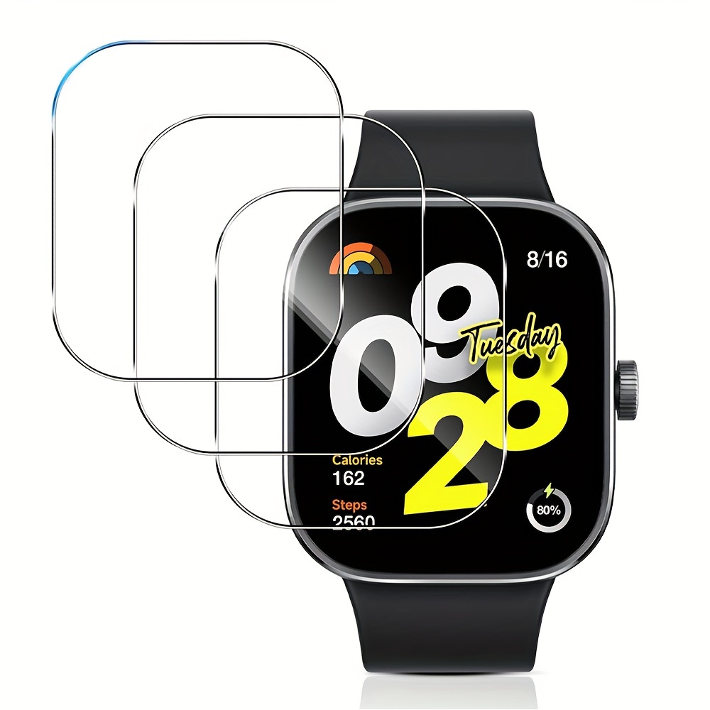 3-5 pçs vidro temperado premiu - Smart Watch Screen Protector avaliação e preço