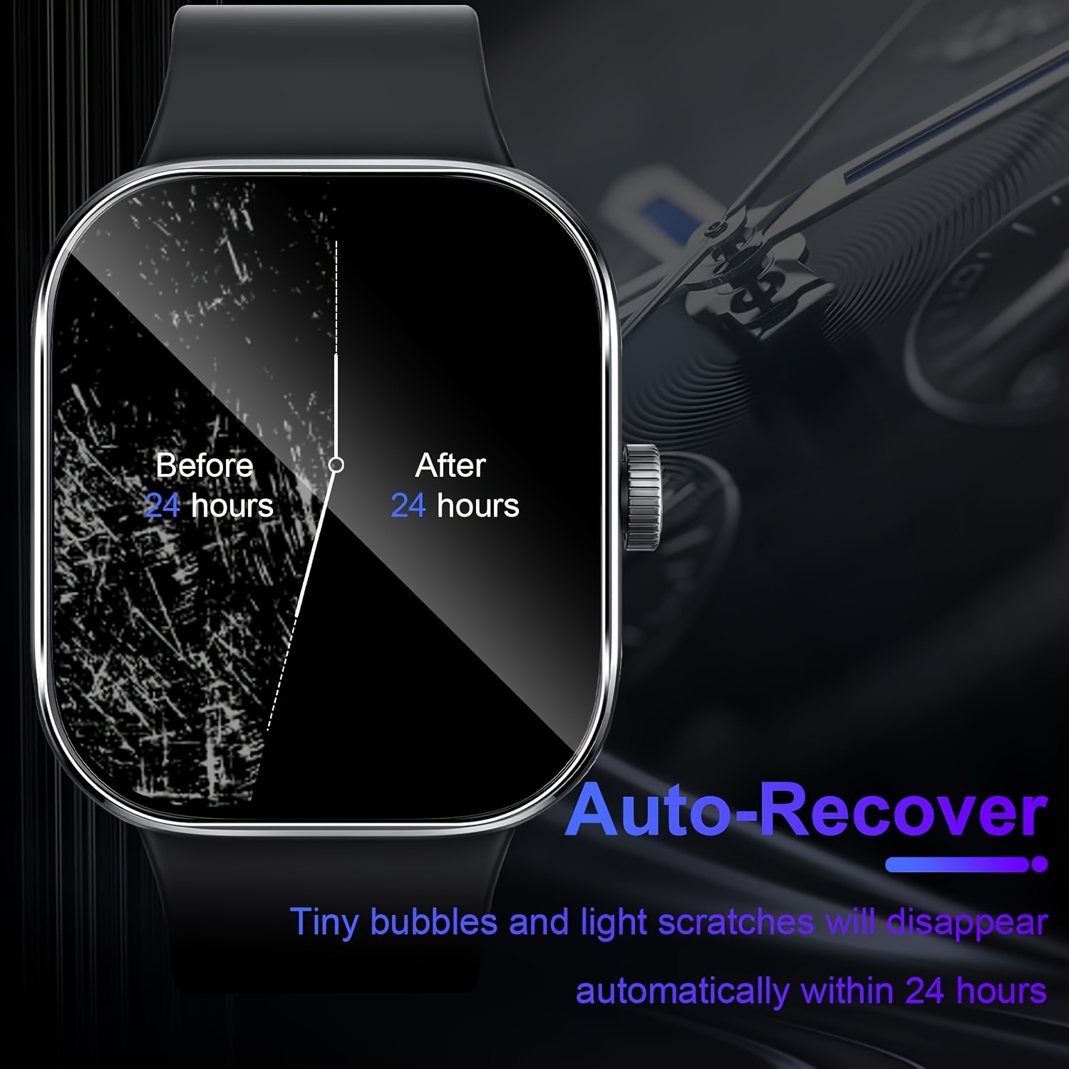 3-5 pçs vidro temperado premiu - Smart Watch Screen Protector avaliação e preço
