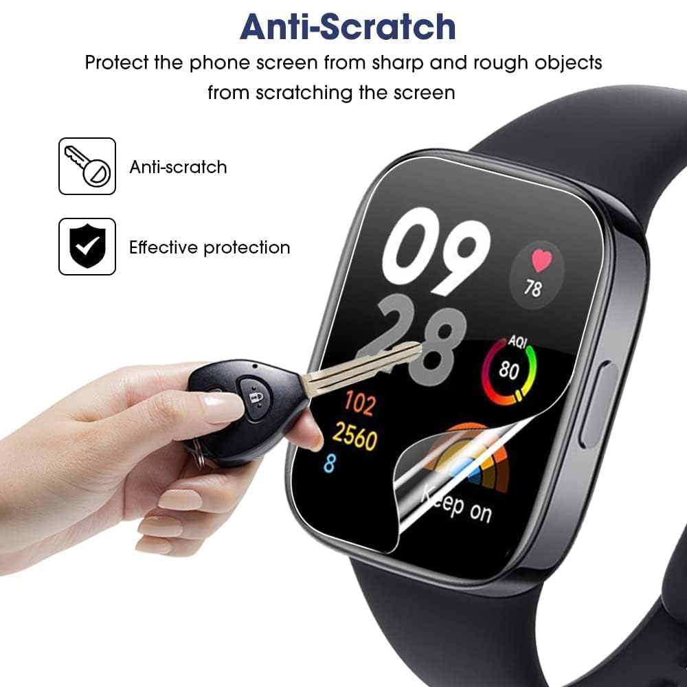 3/6 pçs película protetora de  - Smart Watch Screen Protector avaliação e preço