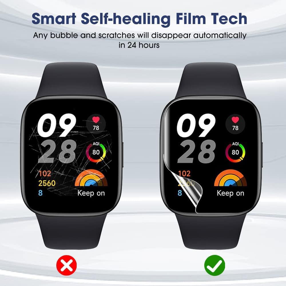 3/6 pçs película protetora de  - Smart Watch Screen Protector avaliação e preço