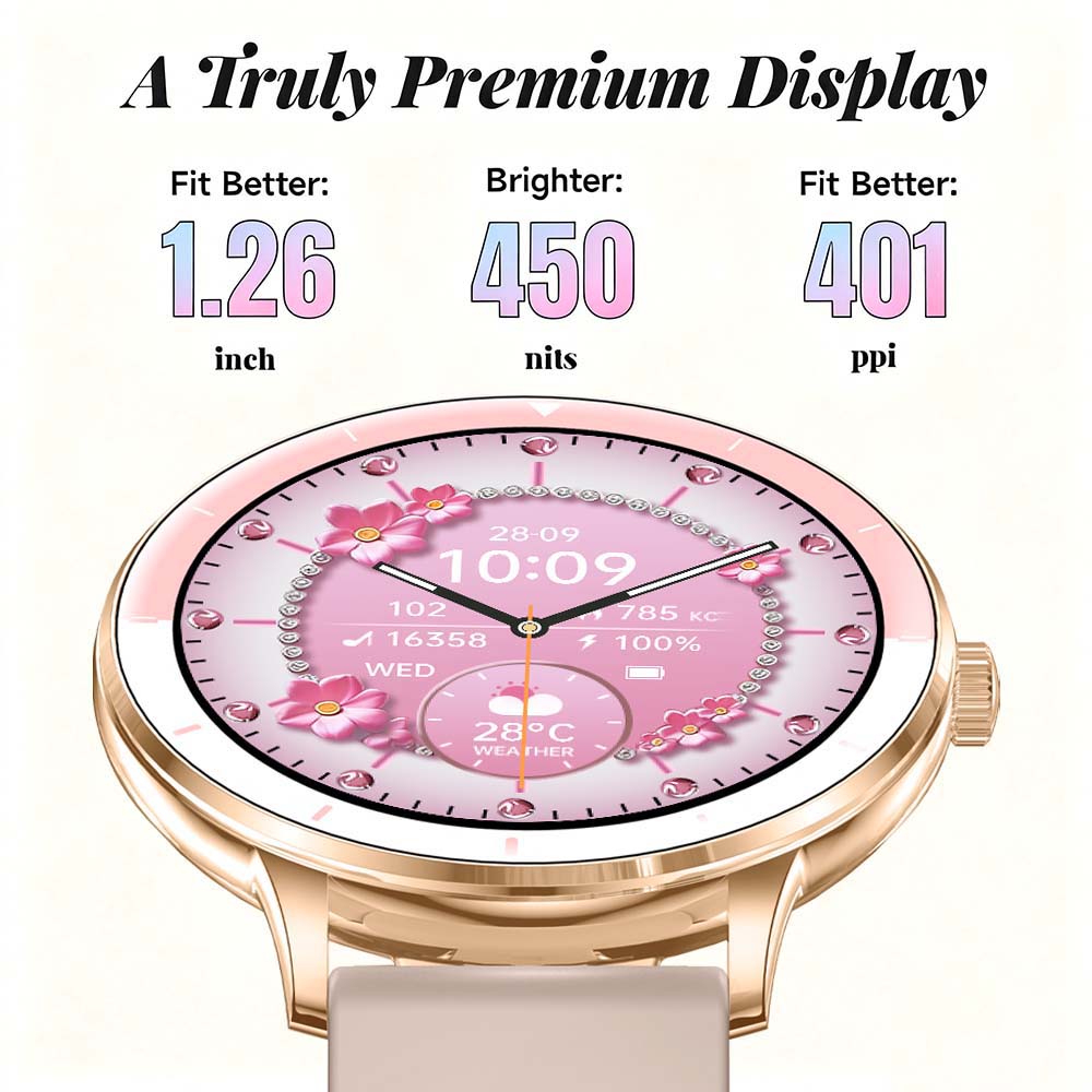 Relógio Inteligente Feminino c - Smartwatch Ladies Watches For Women avaliação e preço