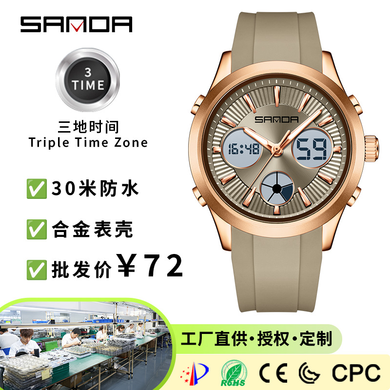 Relógio eletrônico SANDA lumin - Smartwatch Sports Watches For Women avaliação e preço