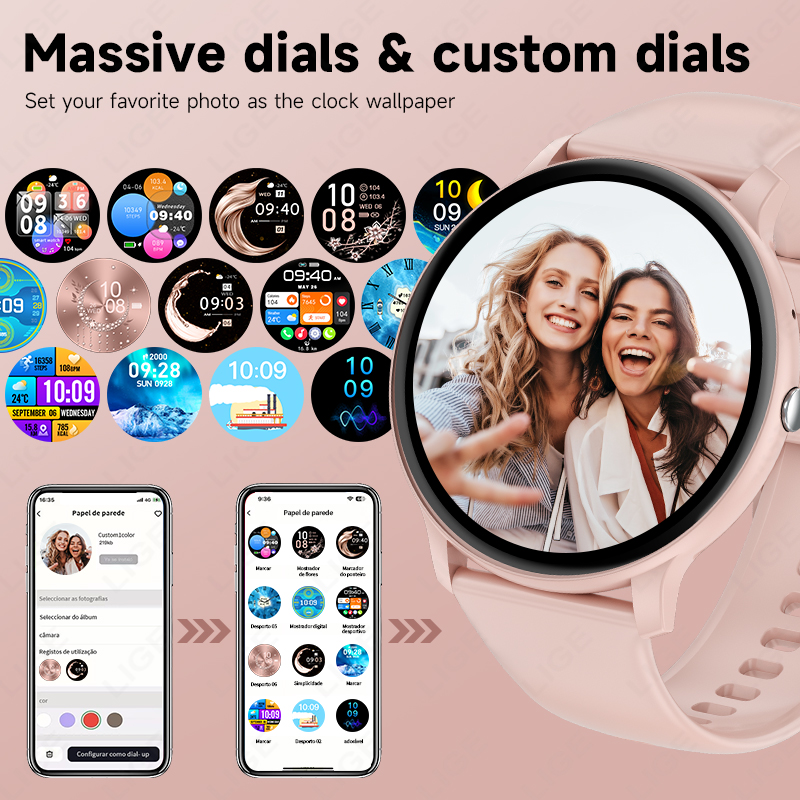 Novo Smartwatch 2026 para Mulh - Smartwatch Ladies Watches For Women avaliação e preço