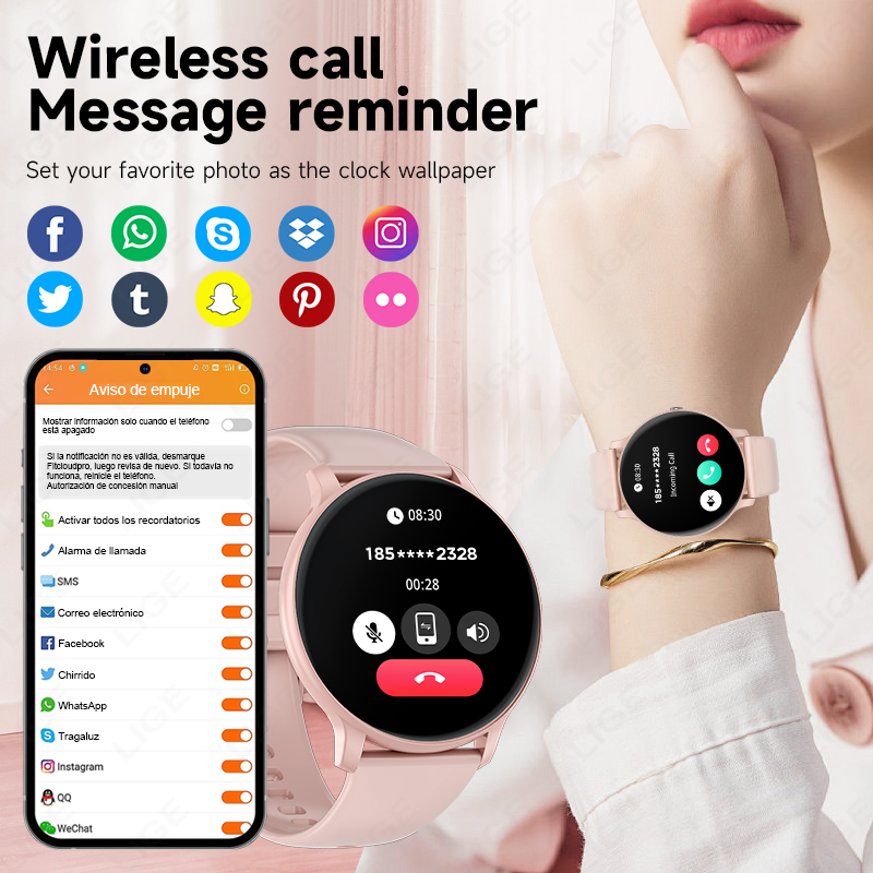 Novo Smartwatch 2026 para Mulh - Smartwatch Ladies Watches For Women avaliação e preço
