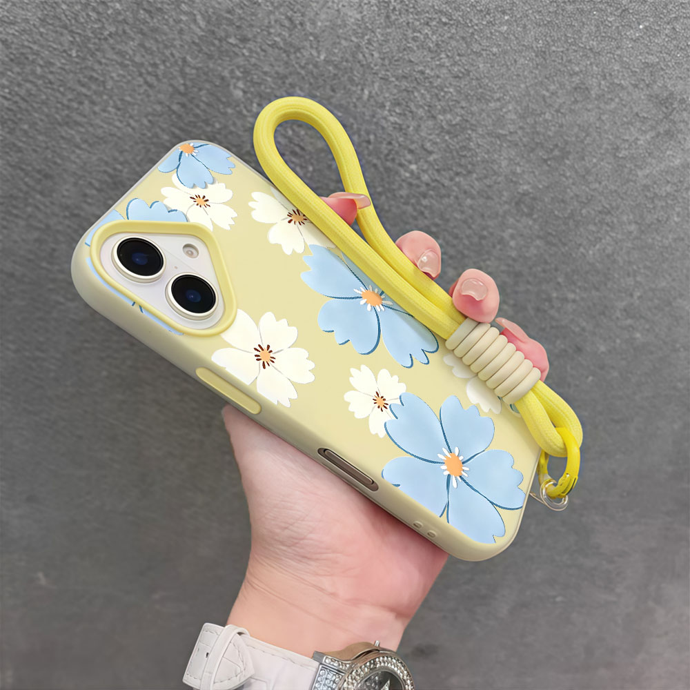 Capa de Celular Floral Azul Cl - Samsung Galaxy Strap avaliação e preço