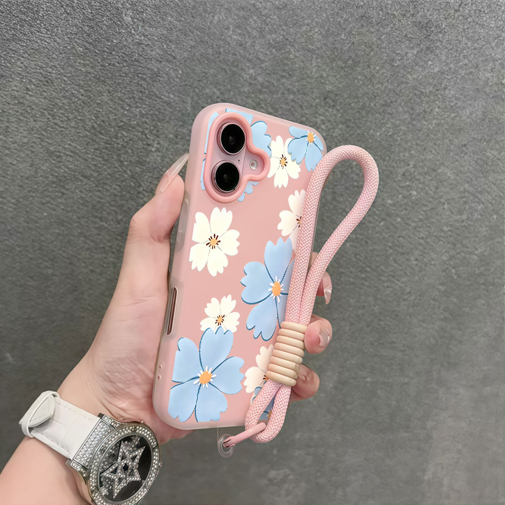 Capa de Celular Floral Azul Cl - Samsung Galaxy Strap avaliação e preço
