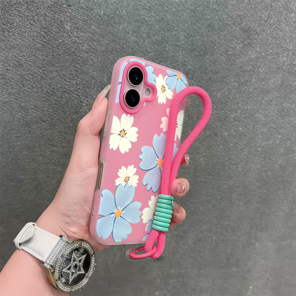 Capa de Celular Floral Azul Cl - Samsung Galaxy Strap avaliação e preço