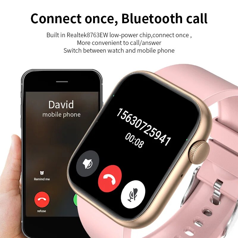 LIGE-Bluetooth Call Smartwatch - Smartwatch Ladies Watches For Women avaliação e preço
