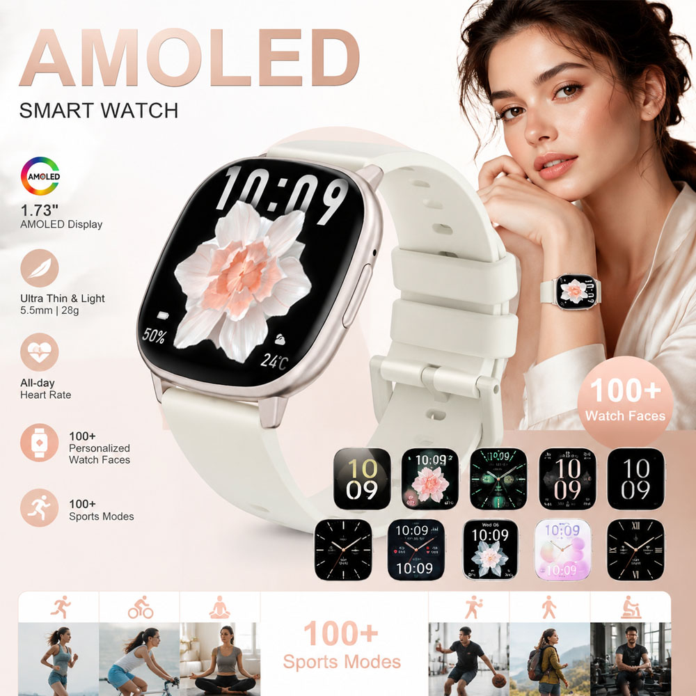 Relógio Inteligente HD17 AIR A - Smartwatch Stylish Watches For Women avaliação e preço