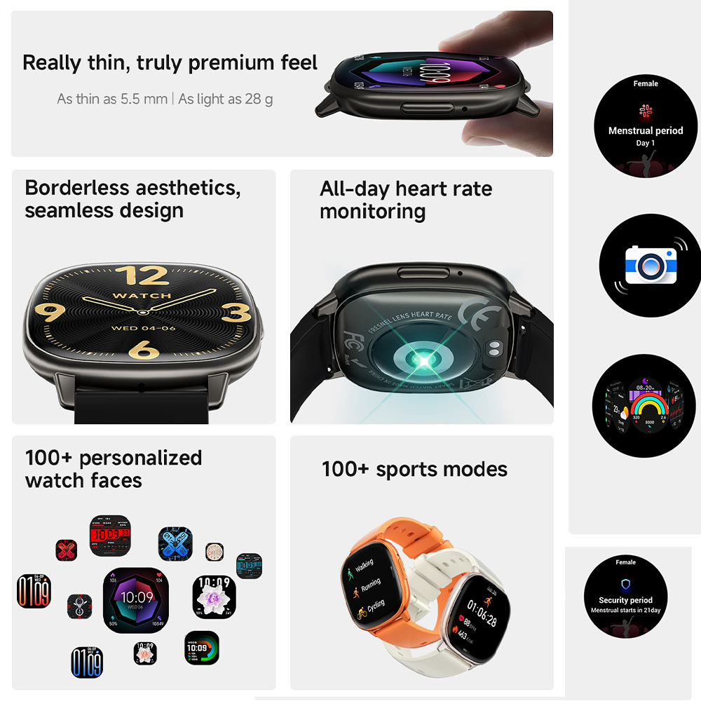 Relógio Inteligente HD17 AIR A - Smartwatch Stylish Watches For Women avaliação e preço