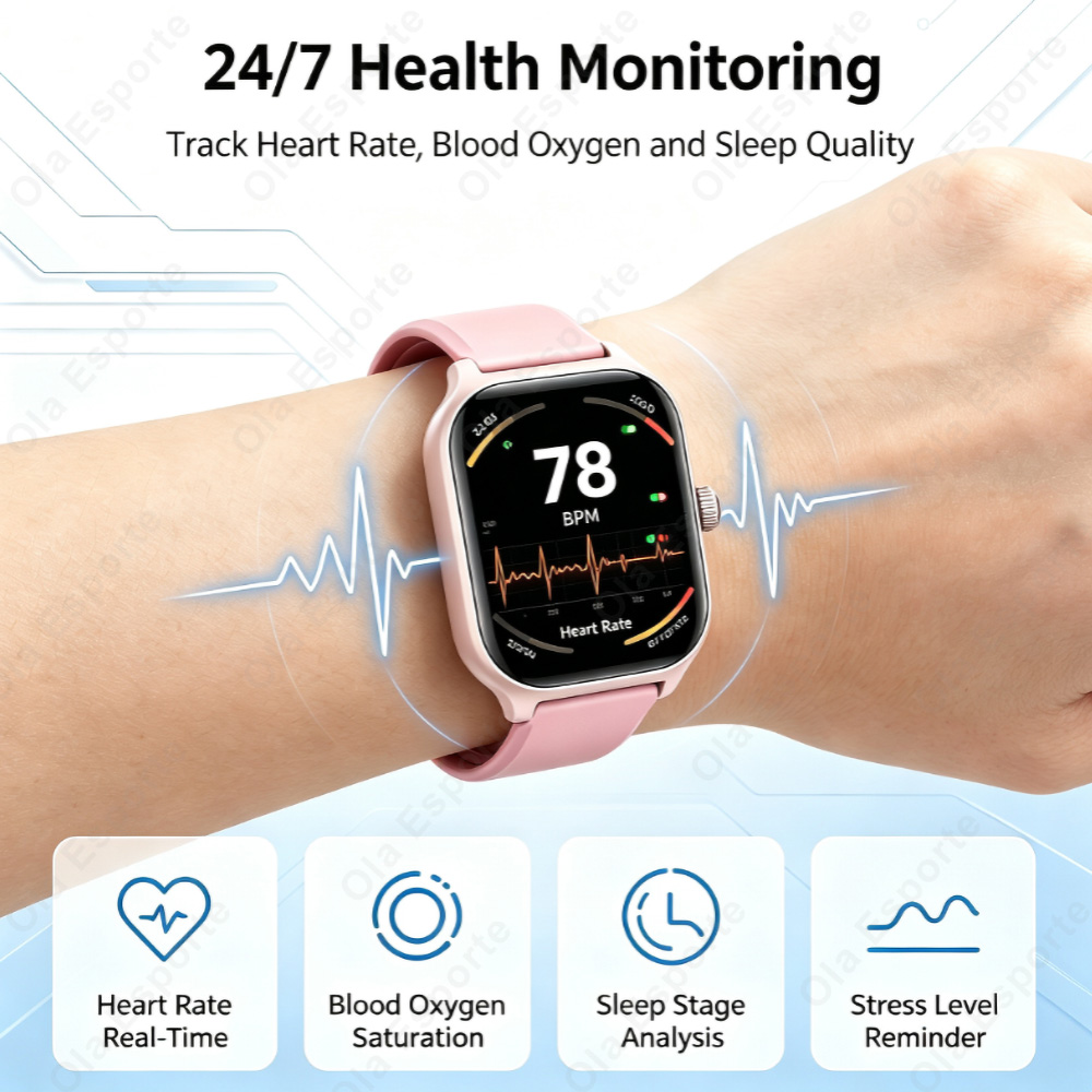 Relógio Inteligente Plus para  - Smartwatch Sports Watches For Women avaliação e preço