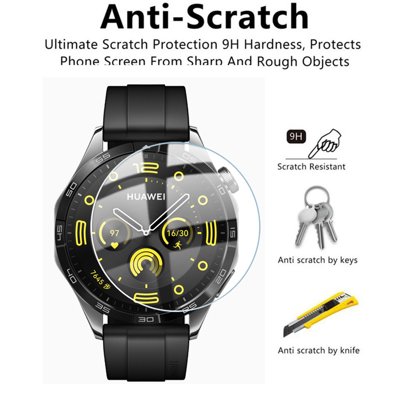 Filme de vidro temperado hd pa - Smart Watch Screen Protector avaliação e preço