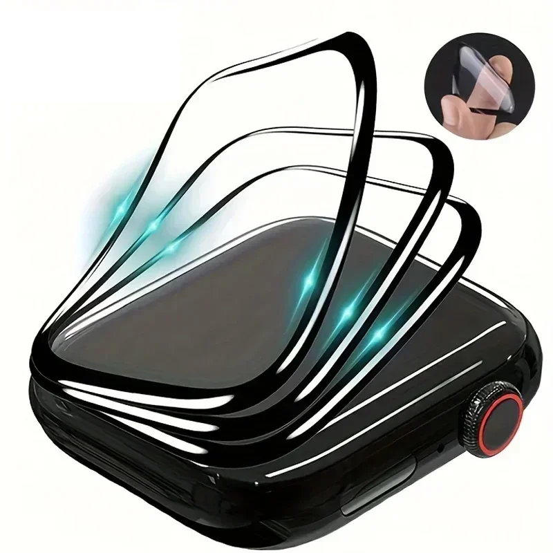 1-5 pces filme anti-risco para - Smart Watch Screen Protector avaliação e preço