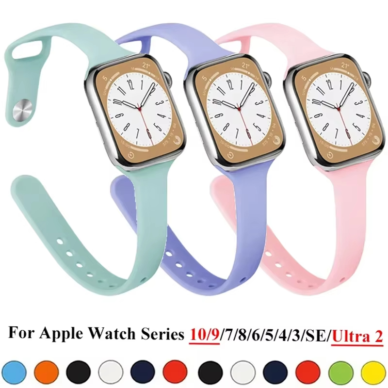 Pulseira de silicone fina para - Smartwatch Slim Watches For Men avaliação e preço