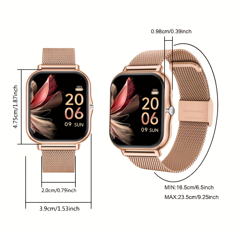 Relógio inteligente com tela s - Smartwatch Stylish Watches For Women avaliação e preço